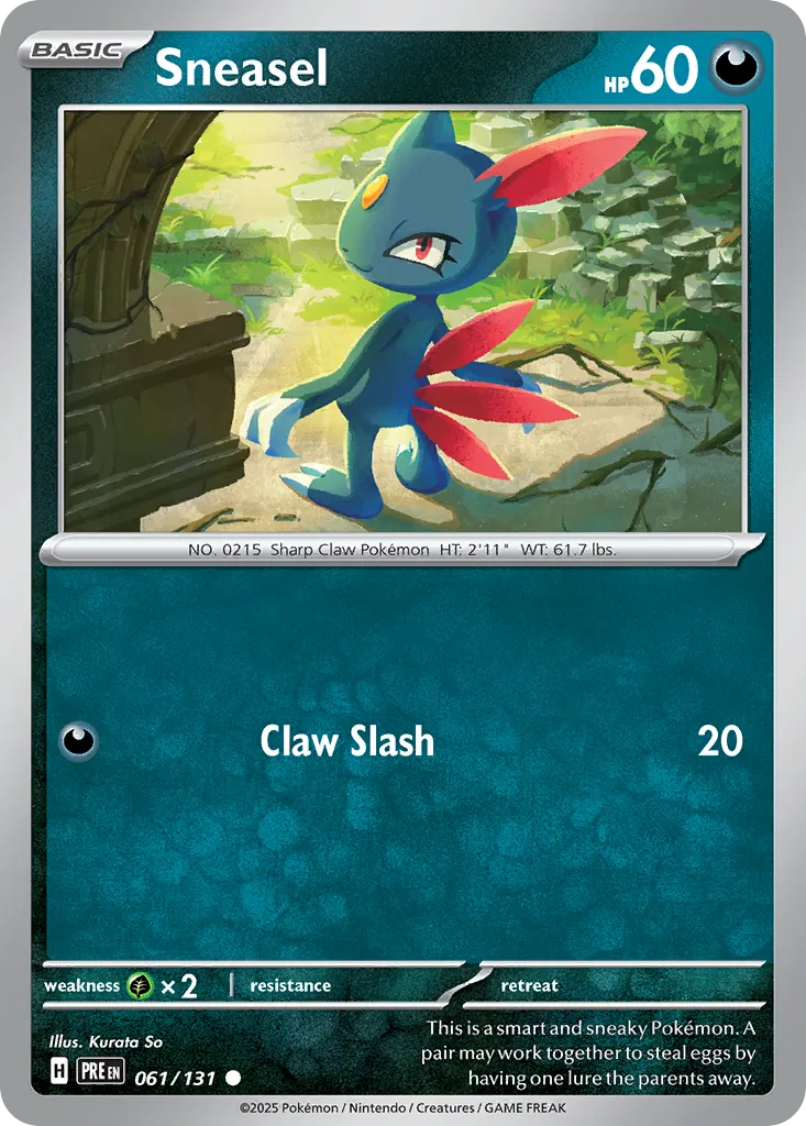 Sneasel - Prismatic Evolutions