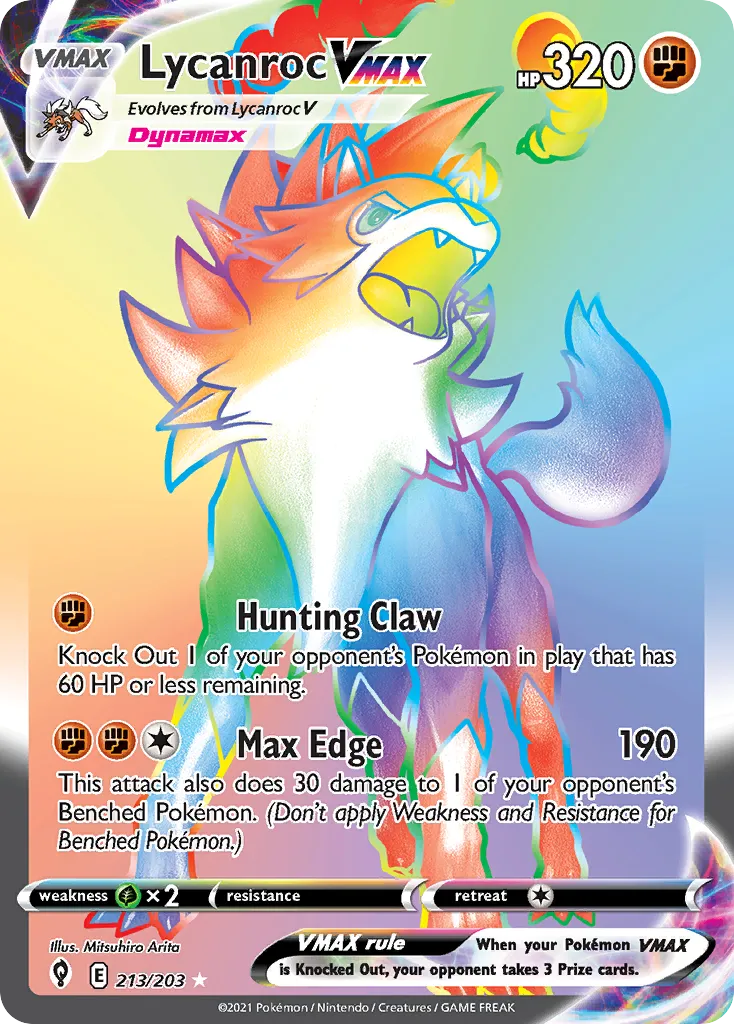 Lycanroc VMAX - Evolving Skies