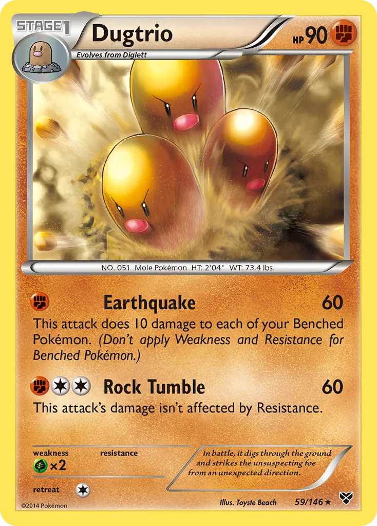 Dugtrio - XY