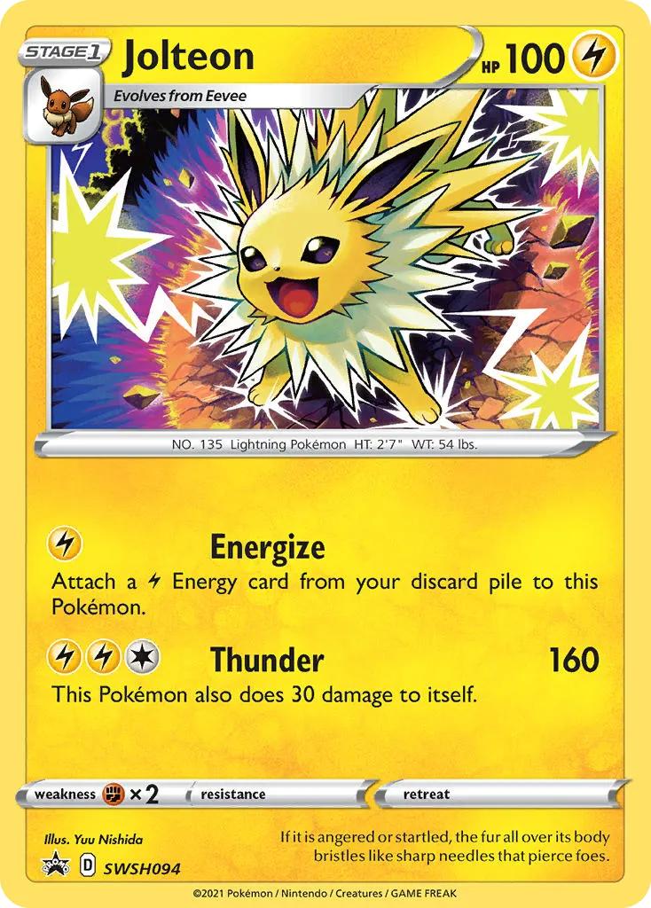 Jolteon - SWSH Black Star Promos