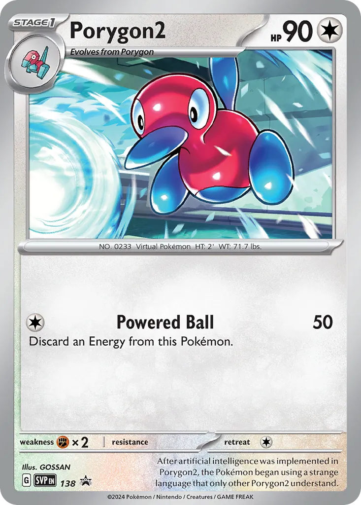 Porygon2 - Scarlet & Violet Black Star Promos