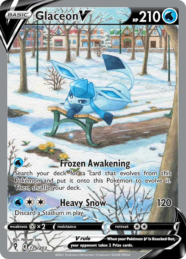 Glaceon V - Evolving Skies