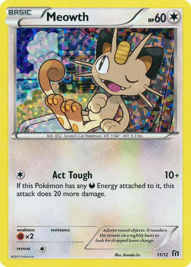 Meowth - McDonald's Collection 2016