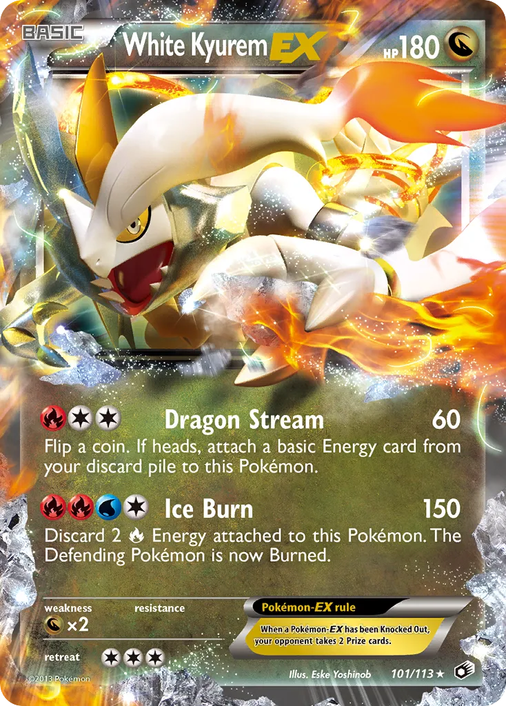 White Kyurem-EX - Legendary Treasures