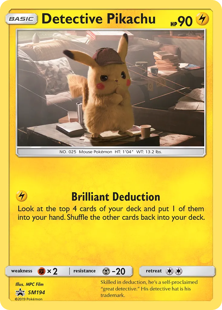 Detective Pikachu - SM Black Star Promos