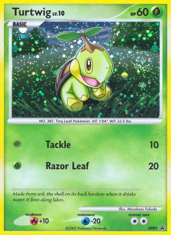 Turtwig - DP Black Star Promos