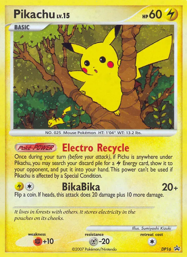 Pikachu - DP Black Star Promos
