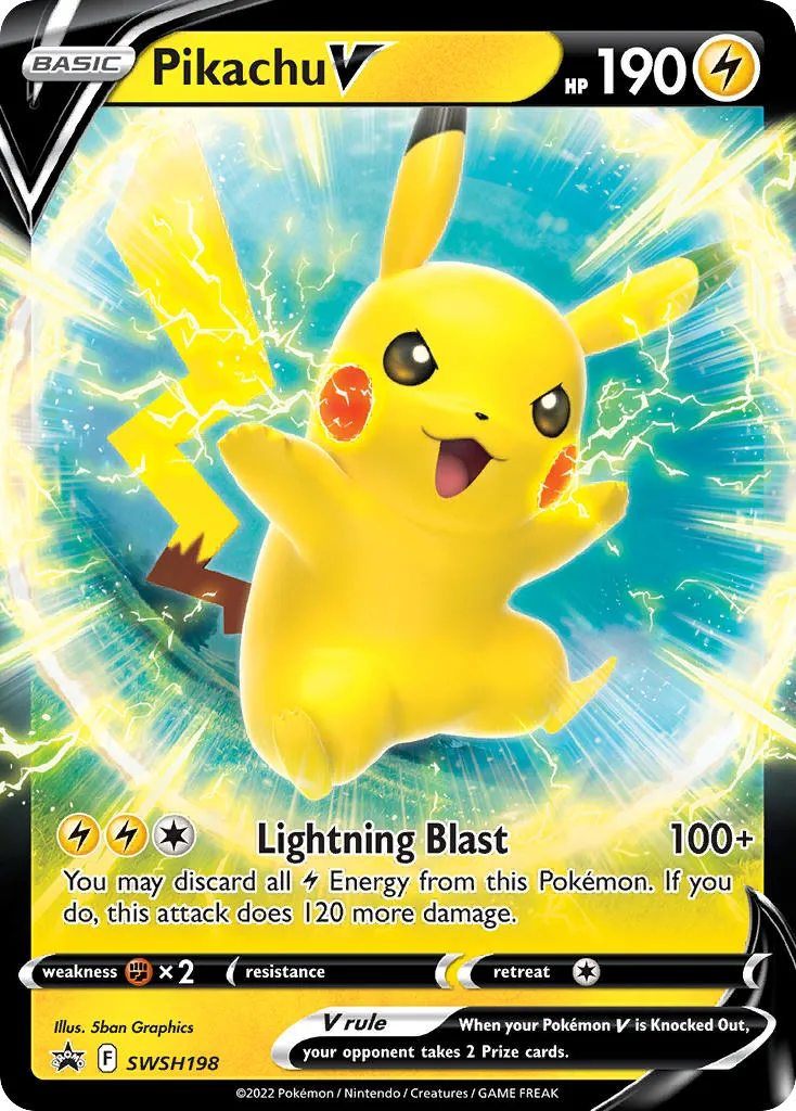 Pikachu V - SWSH Black Star Promos