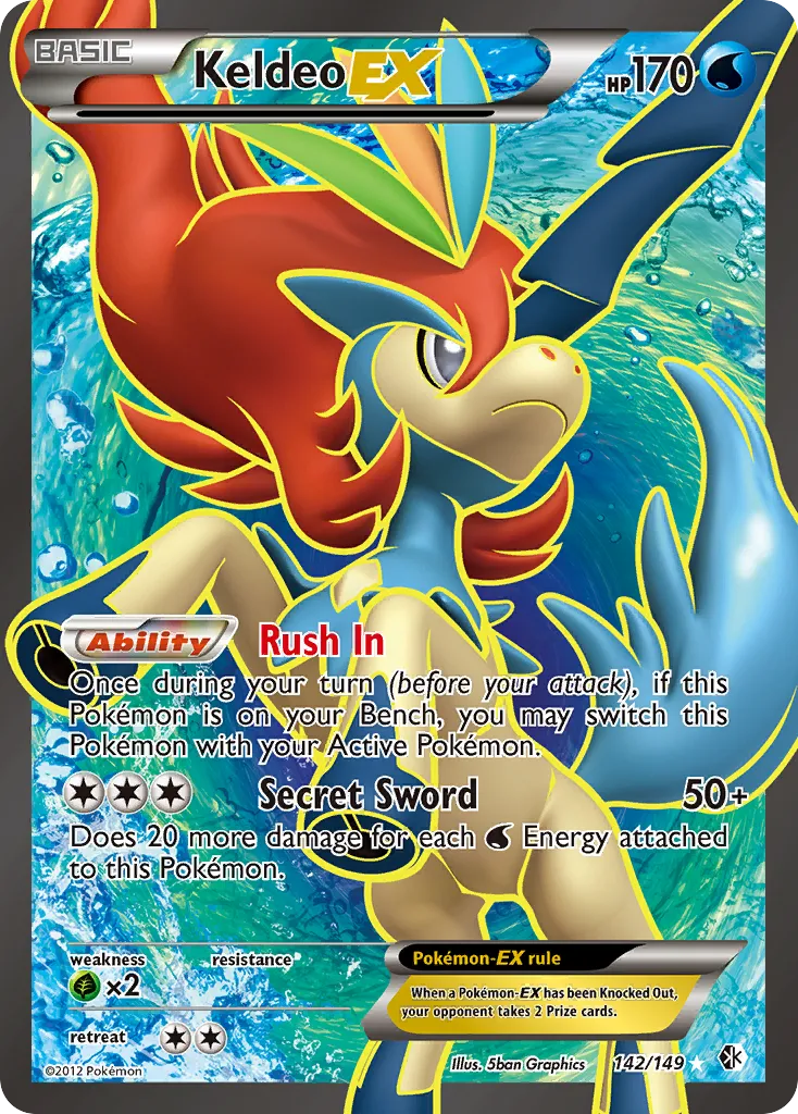 Keldeo-EX - Boundaries Crossed