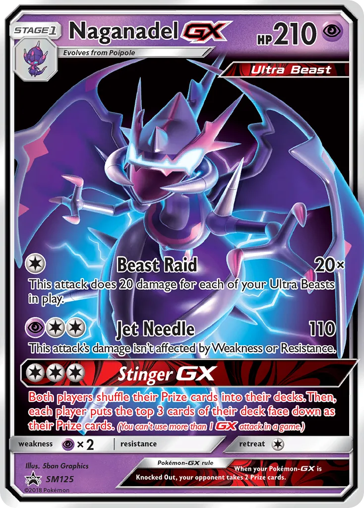 Naganadel-GX - SM Black Star Promos
