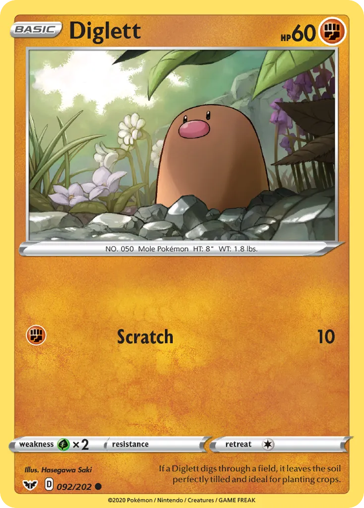 Diglett - Sword & Shield