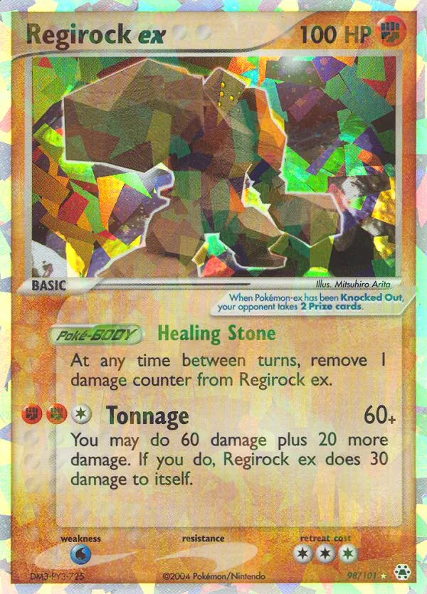 Regirock ex - Hidden Legends