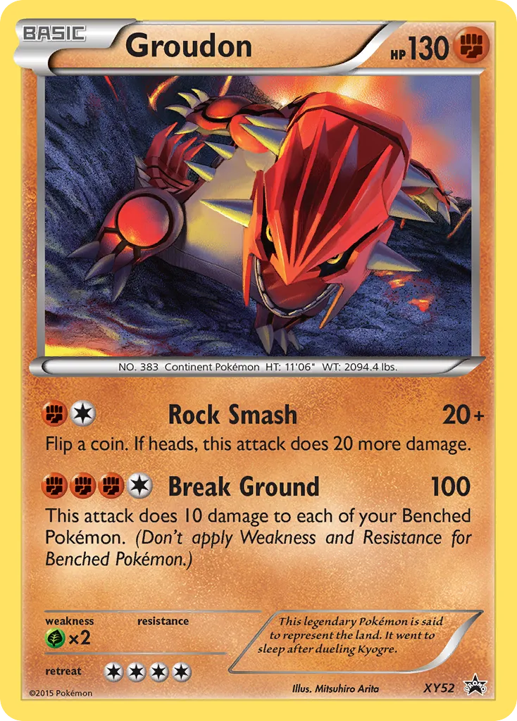 Groudon - XY Black Star Promos