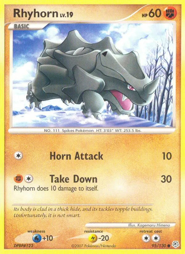 Rhyhorn - Diamond & Pearl