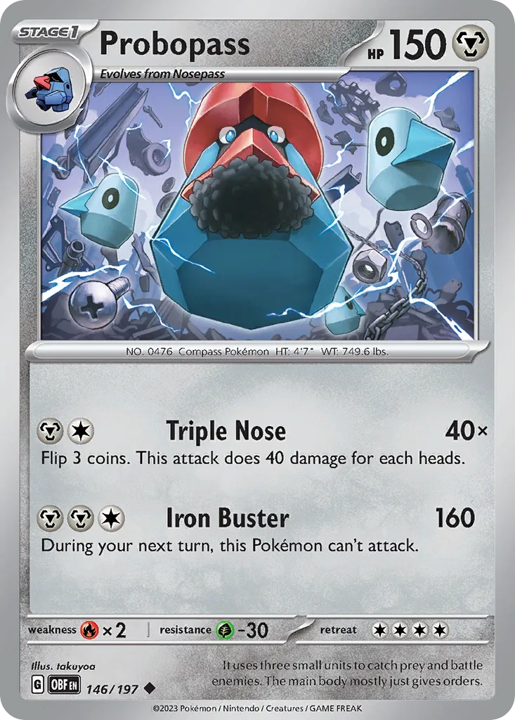 Probopass - Obsidian Flames