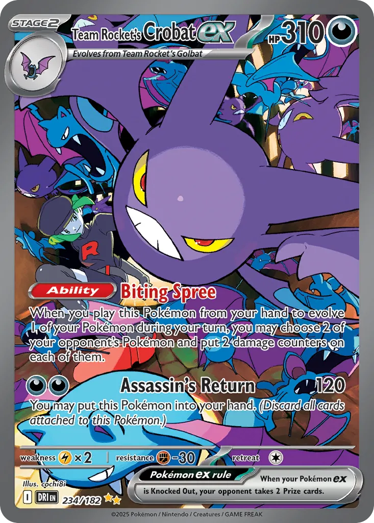 Team Rocket's Crobat ex - Destined Rivals