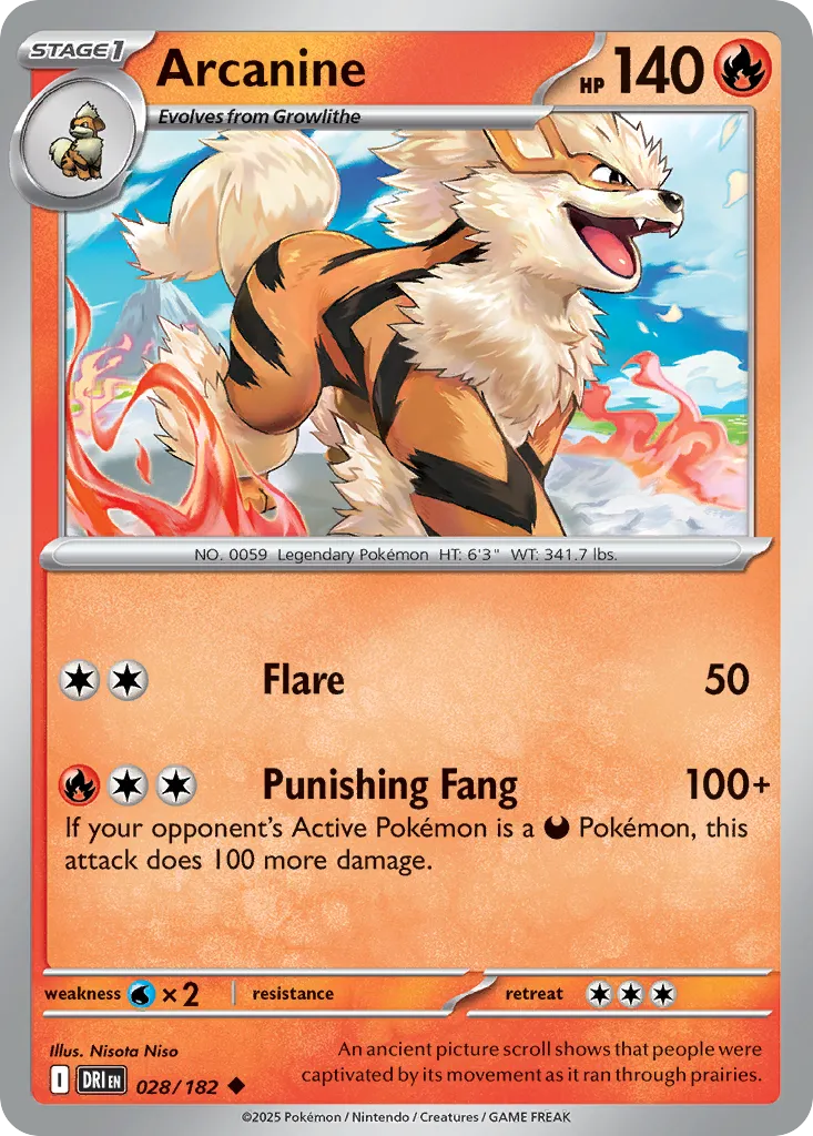 Arcanine - Destined Rivals