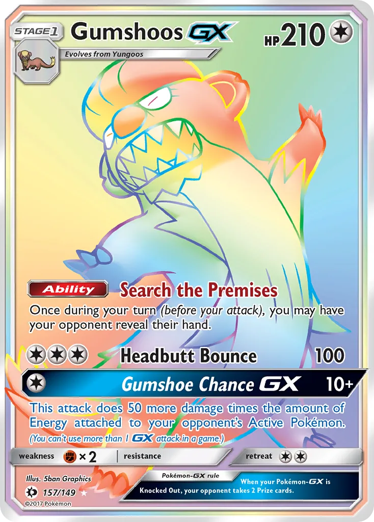 Gumshoos-GX - Sun & Moon