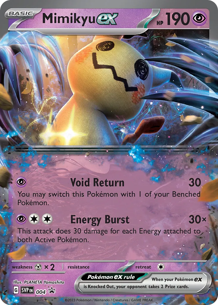 Mimikyu ex - Scarlet & Violet Black Star Promos