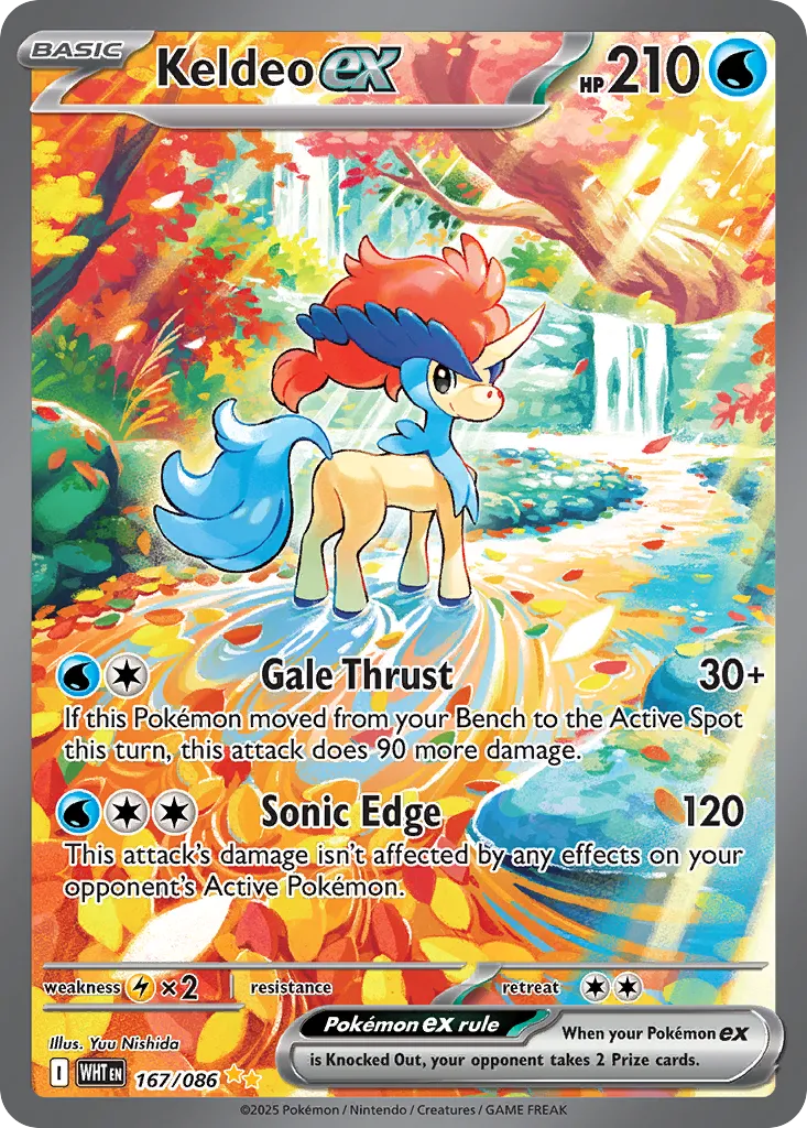 Keldeo ex - White Flare