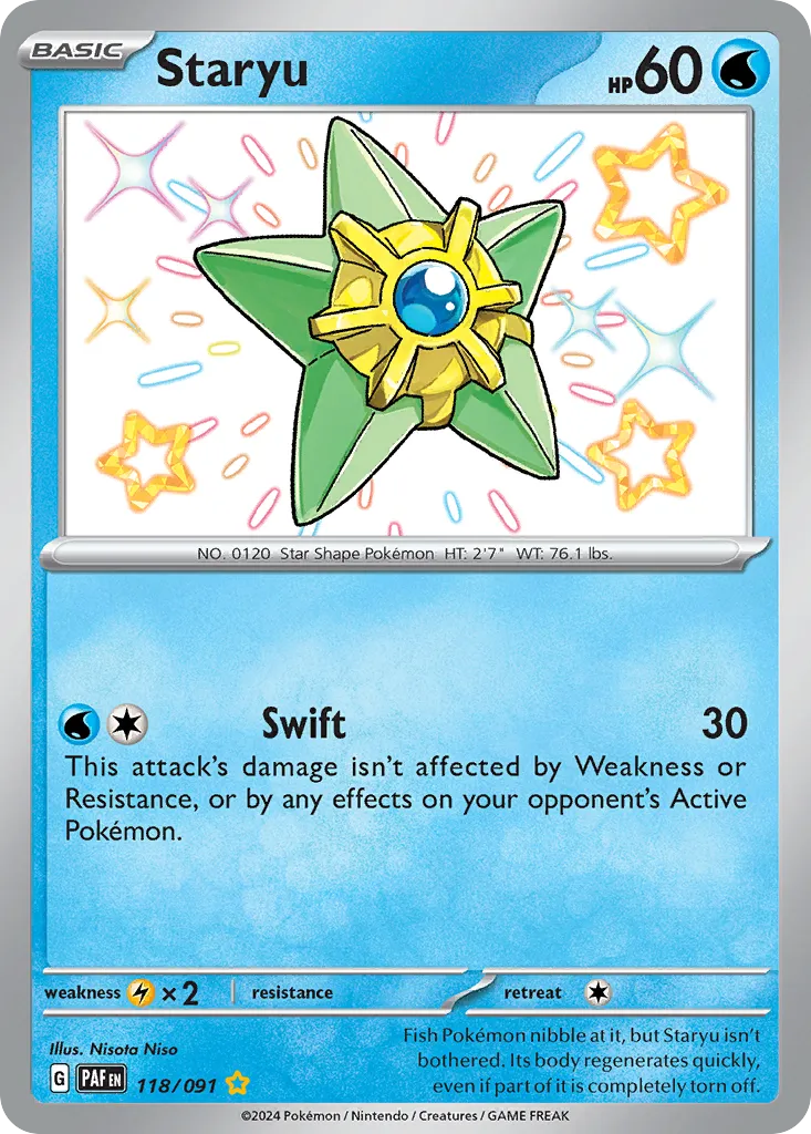 Staryu - Paldean Fates