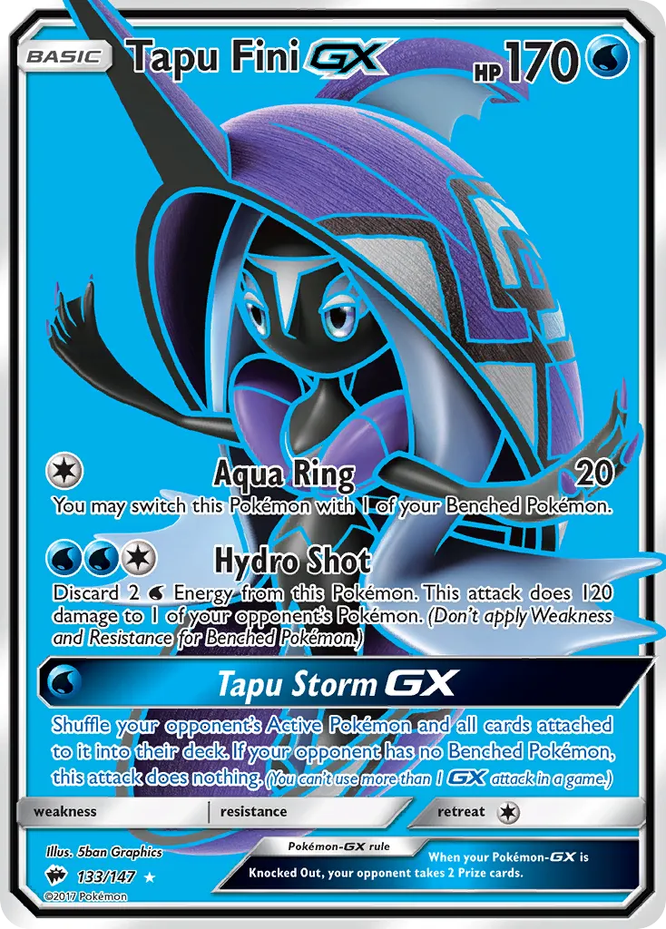 Tapu Fini-GX - Burning Shadows