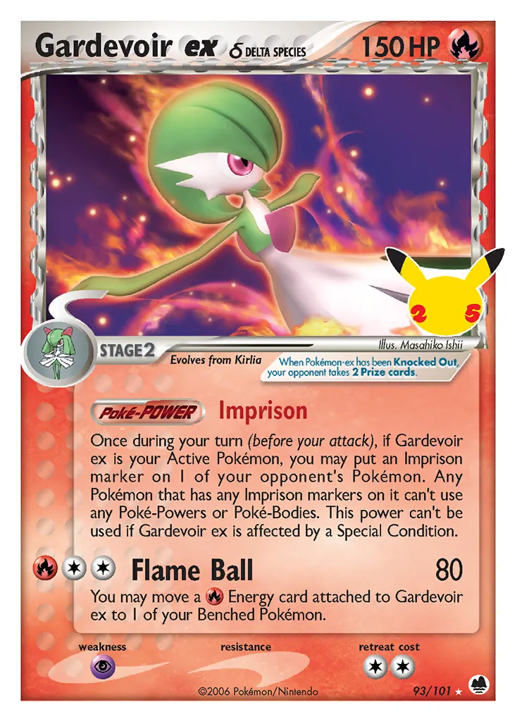 Gardevoir ex δ - Celebrations: Classic Collection