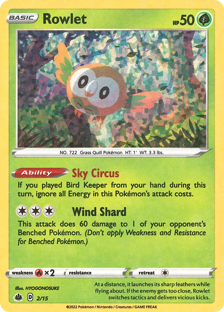 Rowlet - McDonald's Collection 2022