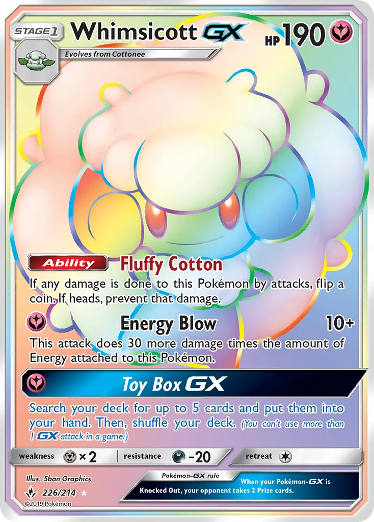 Whimsicott-GX - Unbroken Bonds