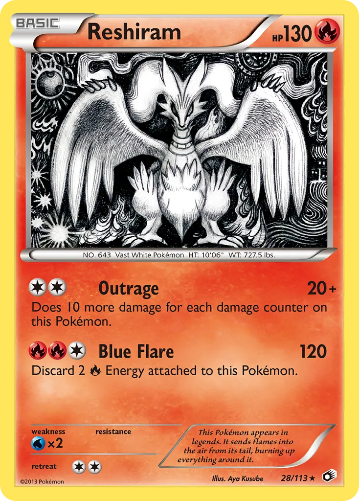 Reshiram - Legendary Treasures