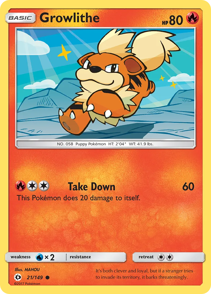 Growlithe - Sun & Moon