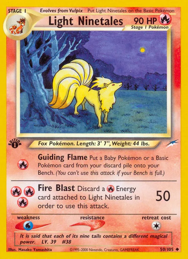 Light Ninetales - Neo Destiny
