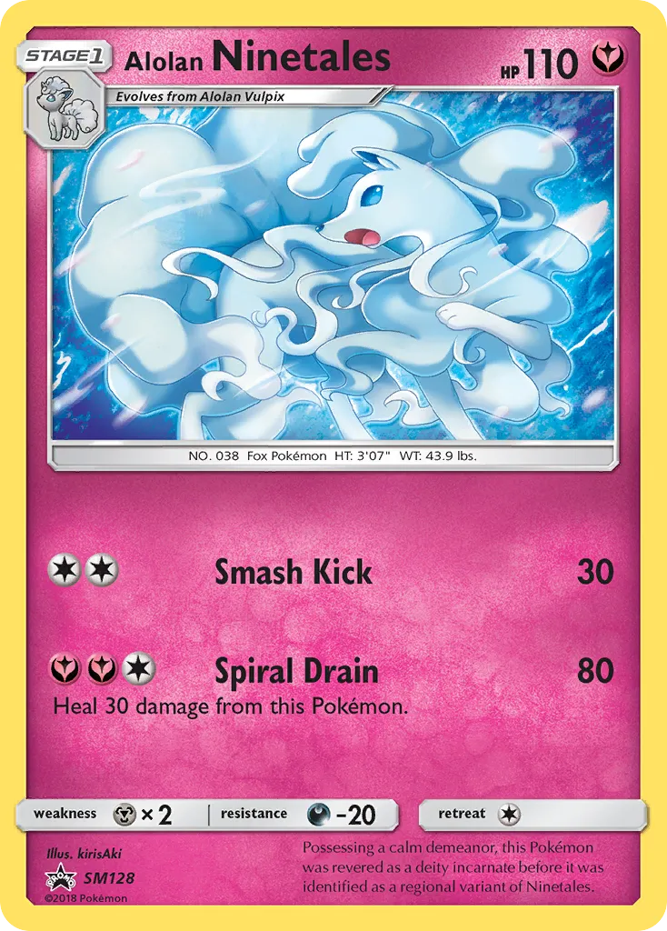 Alolan Ninetales - SM Black Star Promos