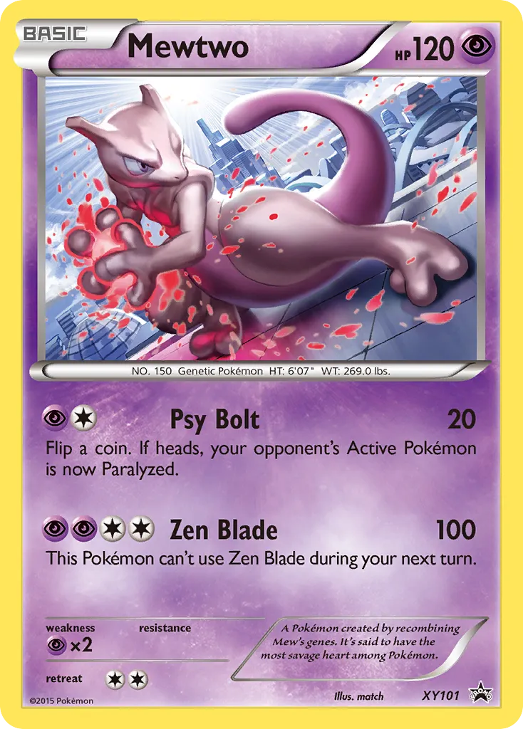 Mewtwo - XY Black Star Promos