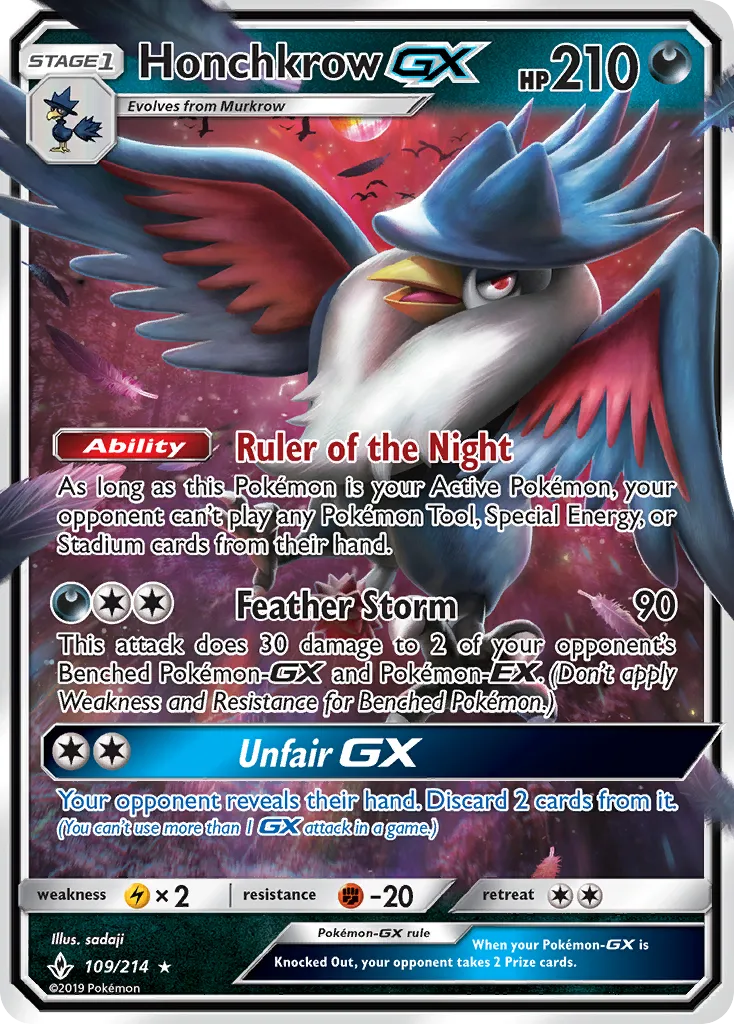 Honchkrow-GX - Unbroken Bonds