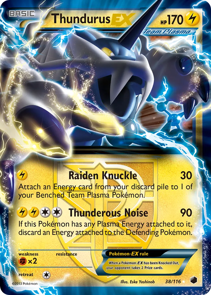 Thundurus-EX - Plasma Freeze