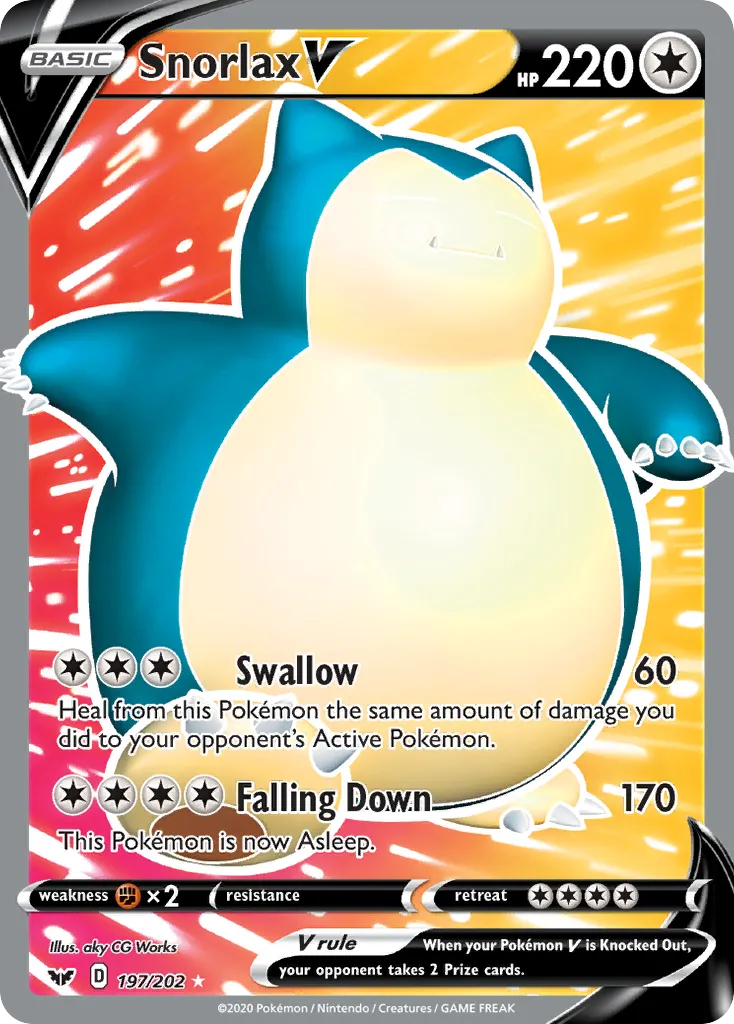 Snorlax V - Sword & Shield