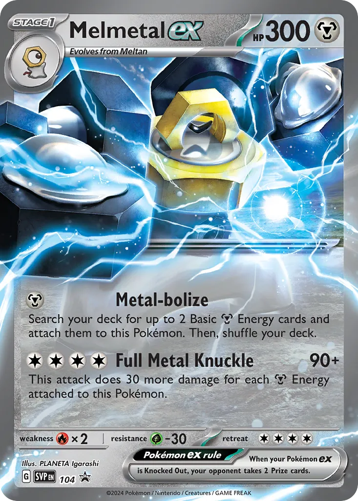 Melmetal ex - Scarlet & Violet Black Star Promos