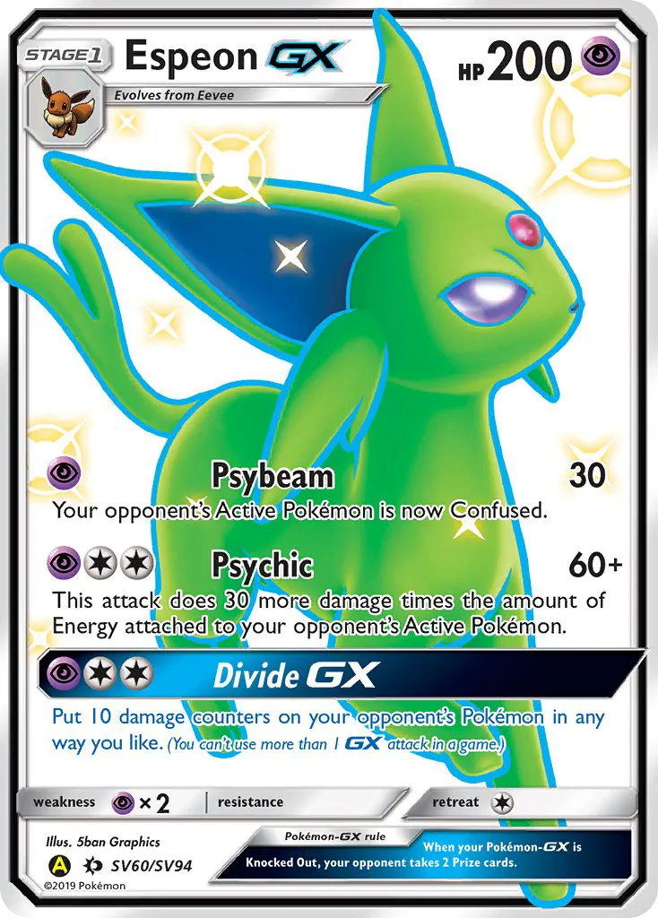 Espeon-GX - Hidden Fates Shiny Vault