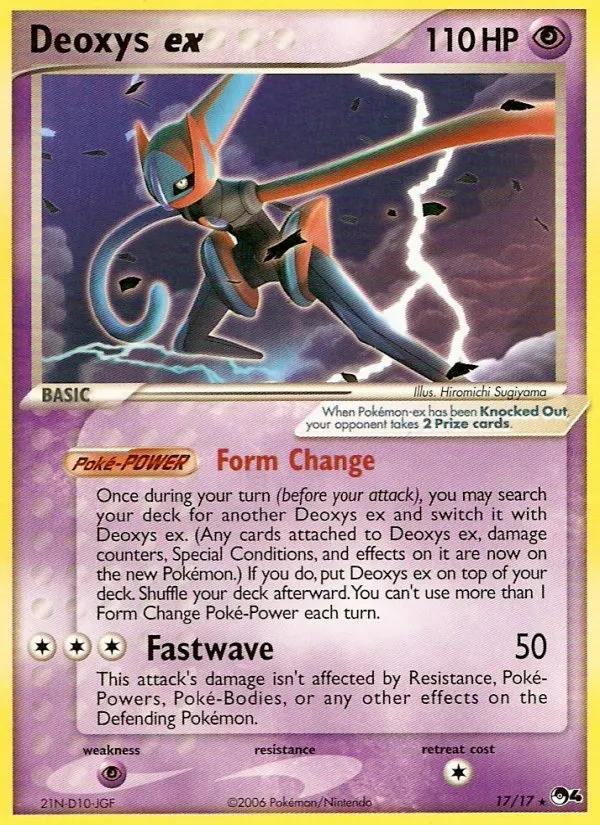 Deoxys ex - POP Series 4