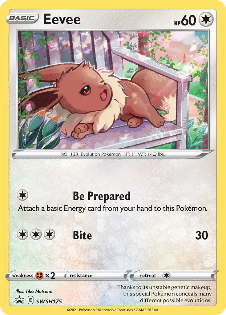 Eevee - SWSH Black Star Promos