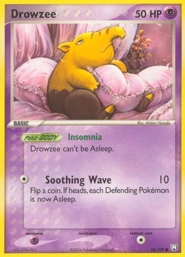 Drowzee - Team Rocket Returns