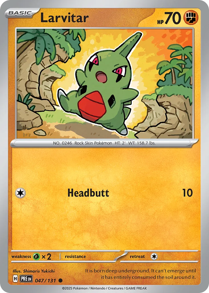 Larvitar - Prismatic Evolutions