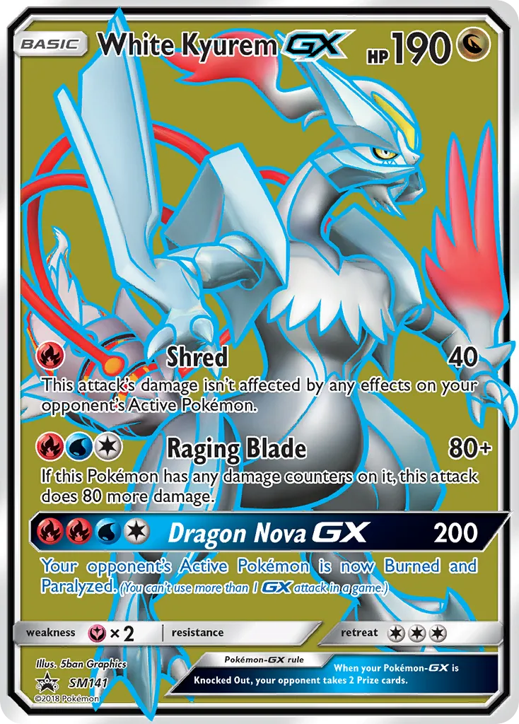 White Kyurem-GX - SM Black Star Promos