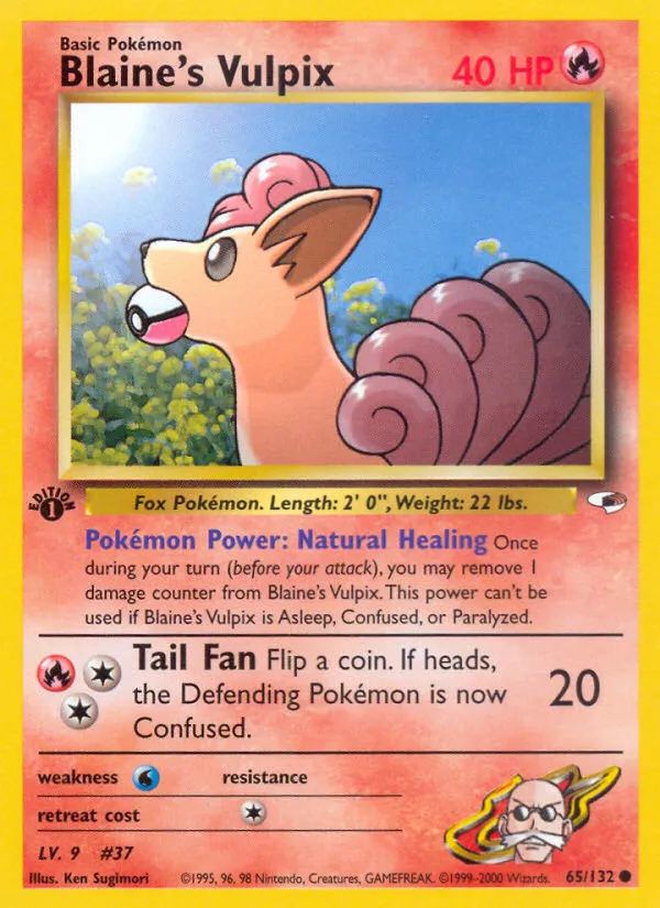 Blaine's Vulpix - Gym Heroes