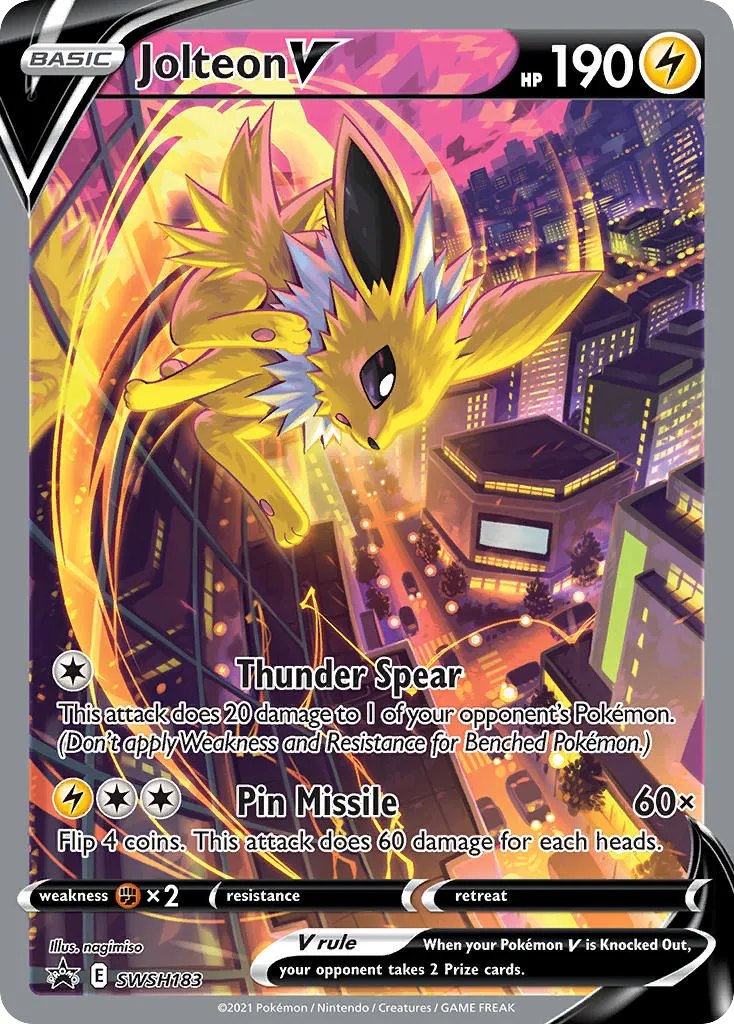 Jolteon V - SWSH Black Star Promos