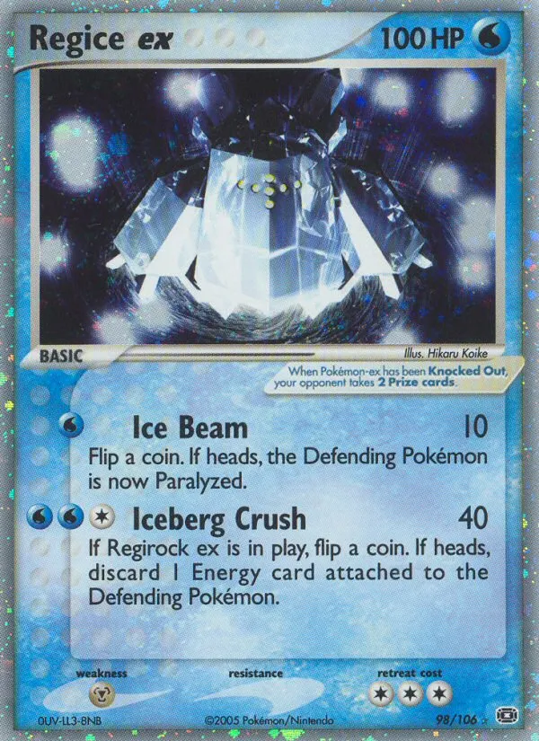 Regice ex - Emerald