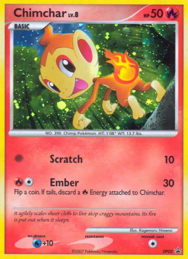 Chimchar - DP Black Star Promos
