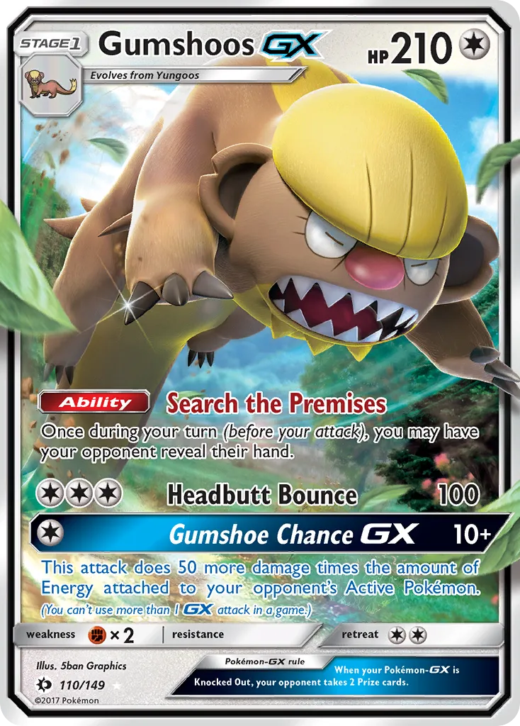 Gumshoos-GX - Sun & Moon