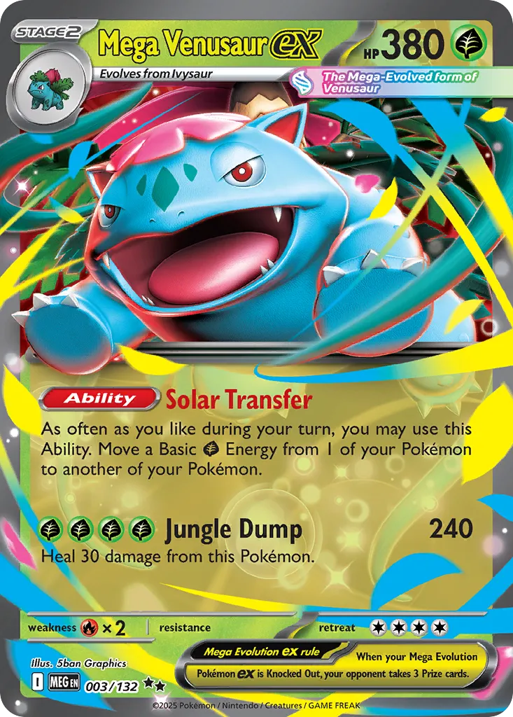 Mega Venusaur ex - Mega Evolution